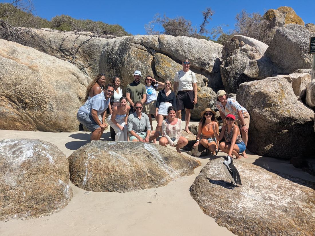 Nomads at Boulders Beach among the rocks